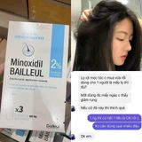  Set 3 lọ xịt mọc tóc Minoxidil Bailleul Pháp, 2% 60ml 