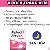  Bột Trắng Da Alpha Arbutin Ban Đêm Thái Lan Vỉ 10 viên 