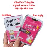  Bột Trắng Da Alpha Arbutin Ban Đêm Thái Lan Vỉ 10 viên 