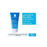  [Mini size 15m] Gel Rửa Mặt Tạo Bọt Làm Sạch, Giảm Nhờn Cho Da Dầu Nhạy Cảm La Roche-Posay Effaclar 