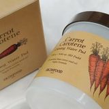  Toner Pad Skinfood Carrot Carotene Calming Water Pad hộp 60 miếng 