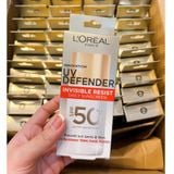  [Mẫu mới] Kem Chống Nắng L'Oreal Paris X20 Thoáng Da Mỏng Nhẹ 50ml 