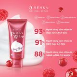  Sữa Rửa Mặt Senka Dưỡng Da Sáng Hồng Perfect Whip Berry Bright 100g 