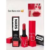  [Mini 0.8g] Son Nars Powermatte Lipstick 132 Dragon Girl - Màu Đỏ Ruby 