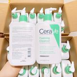  Sữa Rửa Mặt CeraVe Foaming Cleanser Sạch Sâu Cho Da Thường Đến Da Dầu 