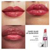  [Fullsize] Son YSL Rouge Volupte Candy Glaze 05 3.2g Pink Satisfaction - Đỏ Hồng 