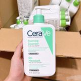  Sữa Rửa Mặt CeraVe Foaming Cleanser Sạch Sâu Cho Da Thường Đến Da Dầu 236ml - 473ml 