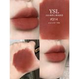  Son YSL The Slim Velvet Radical Collector 2024 Màu 314 Limitless Cinnabar - Đỏ Nâu Đất 