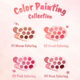 Bảng Son Và Má Hồng Dasique Mood Painting Lip & Cheek Palette 6g 