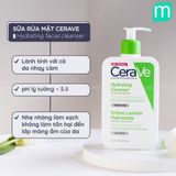  Cerave - Sữa Rửa Mặt Cerave Hydroting Cleanser Da thường và Da khô 