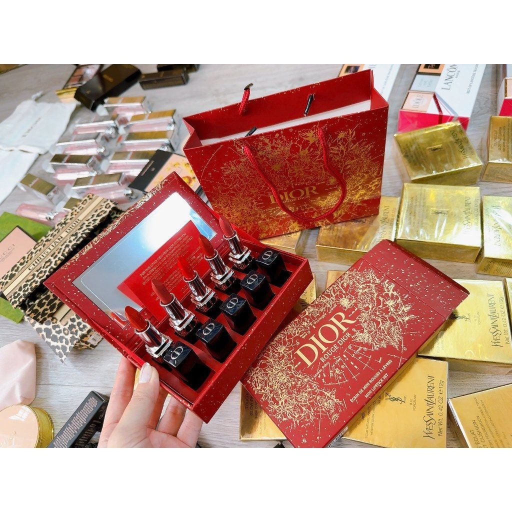 Dior Rouge Dior 口紅 5本セット ギフトボックス付き DIOR】 新作/限定