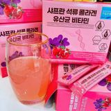  [Date 11/2024] Bột Collagen Lựu Đỏ Nhụy Hoa Nghệ Tây Bio Cell 