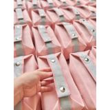  Túi Canvas Senademar Đựng Mỹ Phẩm Du Lịch Màu Hồng Dễ Thương 