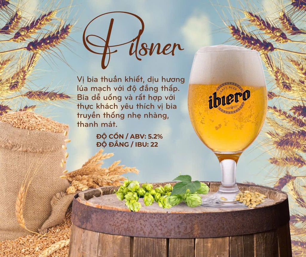 PILSNER (Thùng 6, 9, 12 chai)