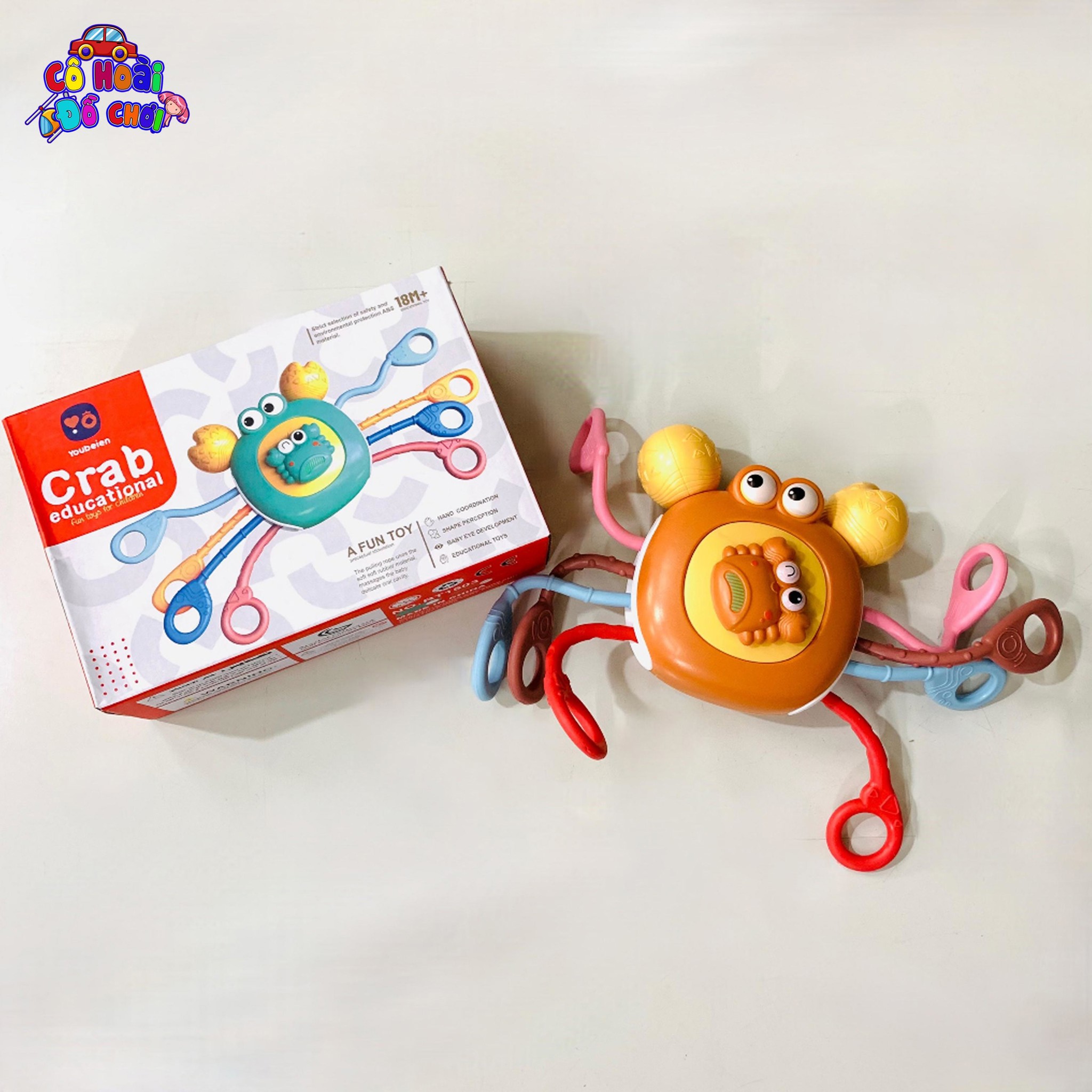 DIDÁCTICO CANGREJO MONTESSORI: ¡Diversión y Aprendizaje en un Solo Juguete! - DIDÁCTICO CANGREJO MONTESSORI
