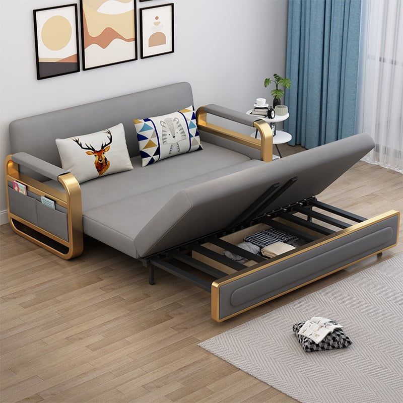 GIƯỜNG SOFA DA NS202