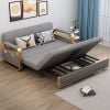 GIƯỜNG SOFA DA NS202