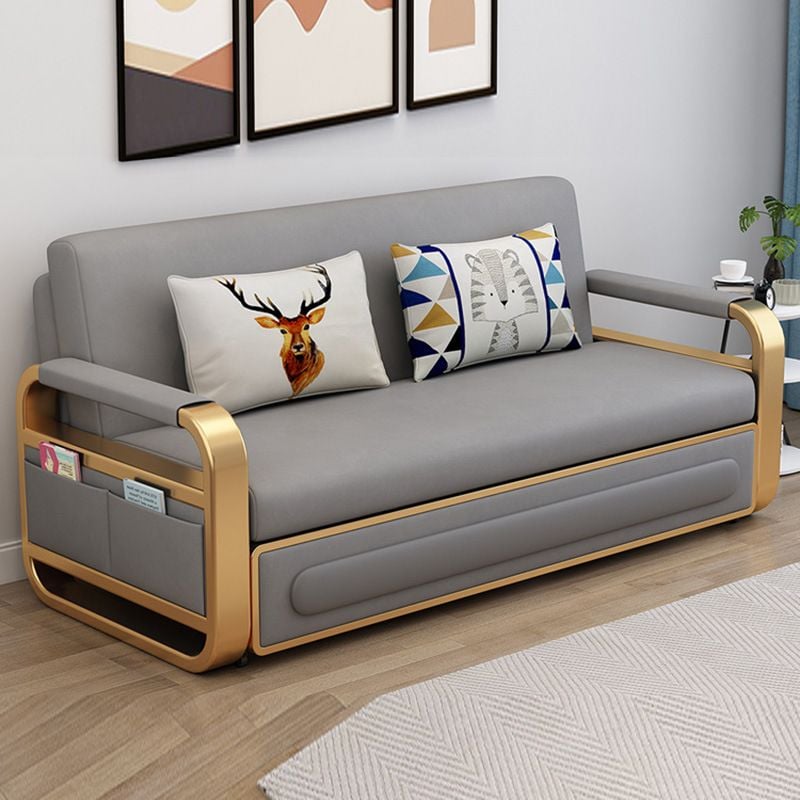 GIƯỜNG SOFA DA NS202