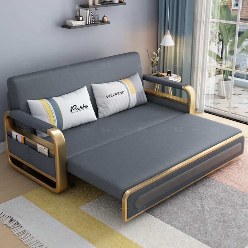 GIƯỜNG SOFA DA NS202