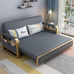 GIƯỜNG SOFA DA NS202