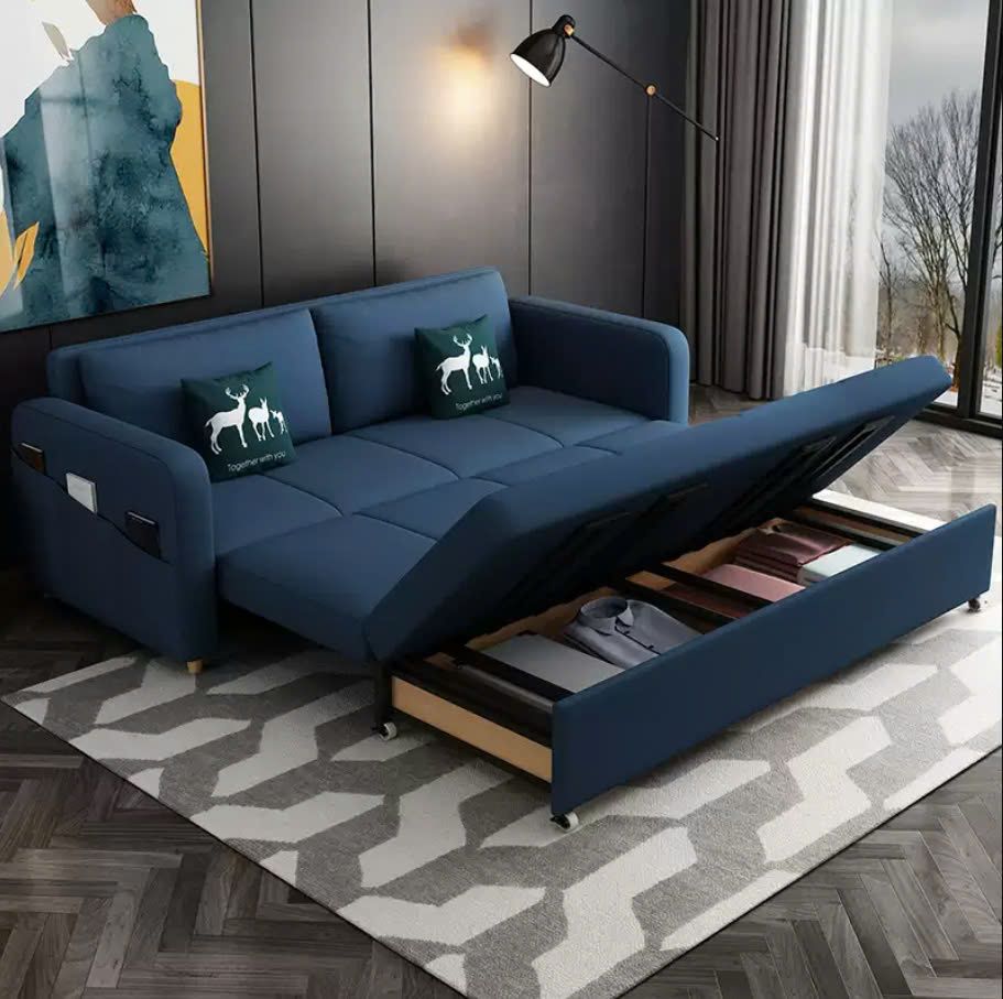 GIƯỜNG SOFA DA V688