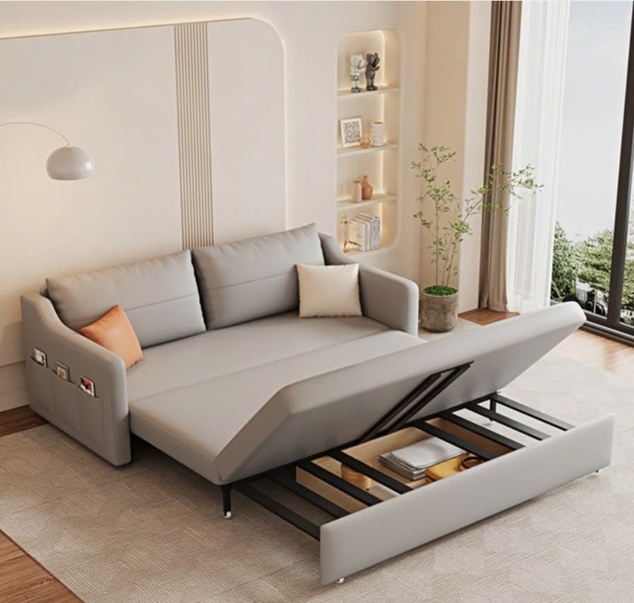 GIƯỜNG SOFA DA CAO CẤP TABU-NS217