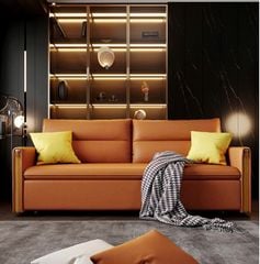 GIƯỜNG SOFA DA CAO CẤP TABU-V216