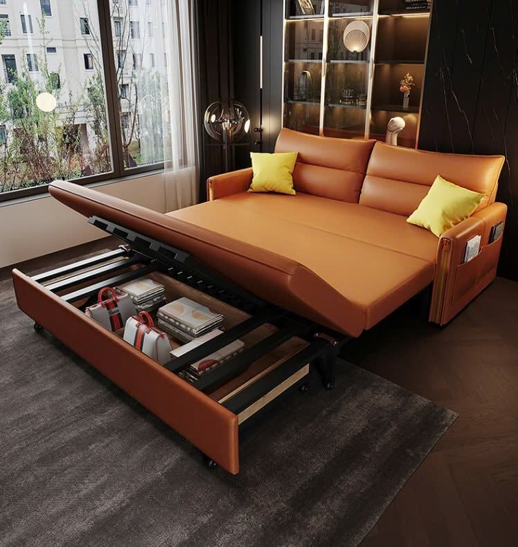 GIƯỜNG SOFA DA CAO CẤP TABU-V216