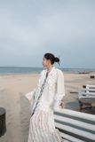  SET ÁO TIỂU THƯ TAY LOE CHÂN VÁY DÀI REN - TH 
