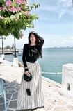 SET ÁO TAY DÀI CHÂN VÁY ĐẮP TÀ NHÚN - TH 