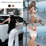  SET 3 MÓN ÁO GIẤY QUẦN SUÔNG ĐẮP KÈM BRA - TH 