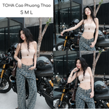  QUẦN JEAN SUÔNG FULL THÊU LOGO - TH 