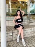  SET VÁY XẾP LI ÁO ÓNG - TH 