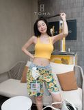  QUẦN NGỐ SHORT JEAN HOA Q36 - TH 