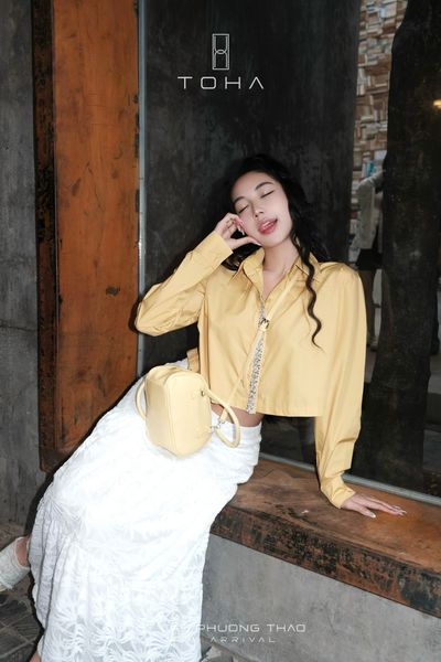  SET ÁO SƠ MI CHÂN VÁY REN CAO CẤP - TH 