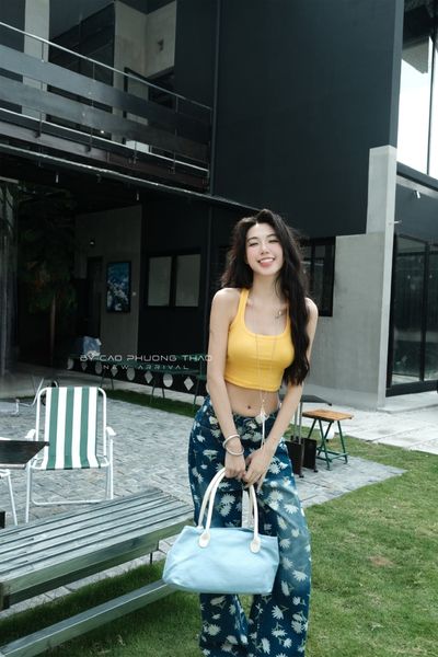  QUẦN JEAN SUÔNG HOA CÚC - TH 