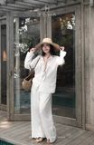  SET ÁO SƠ MI QUẦN SUÔNG THÔ CAO CẤP - TH 