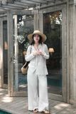  SET ÁO SƠ MI QUẦN SUÔNG THÔ CAO CẤP - TH 