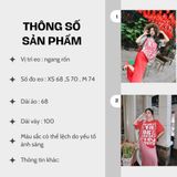  Set Áo Tay Ngắn In Losi Chân Váy Dài Đuôi Cá 