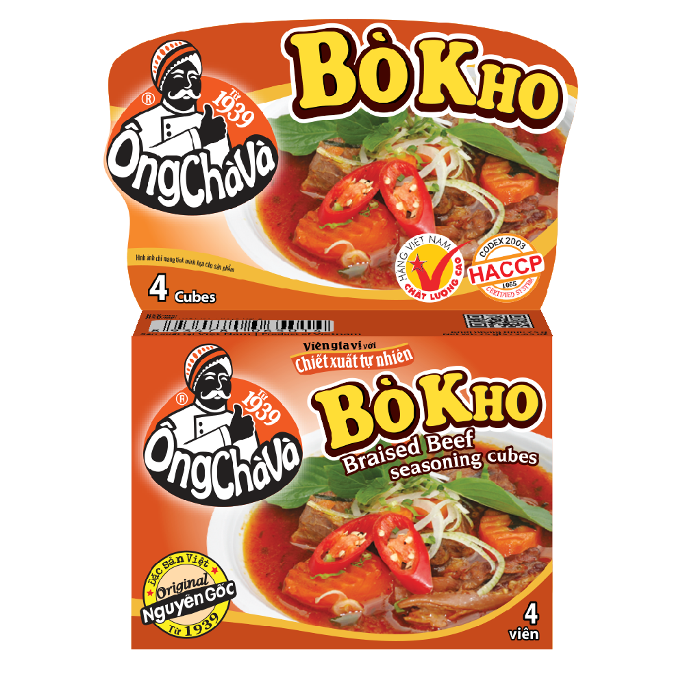 Lốc 12 Hộp - Viên Gia Vị Bò Kho 75g