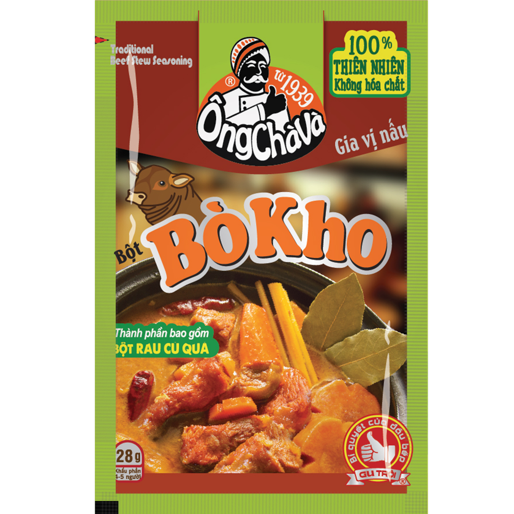  Bột Bò Kho 28gr 