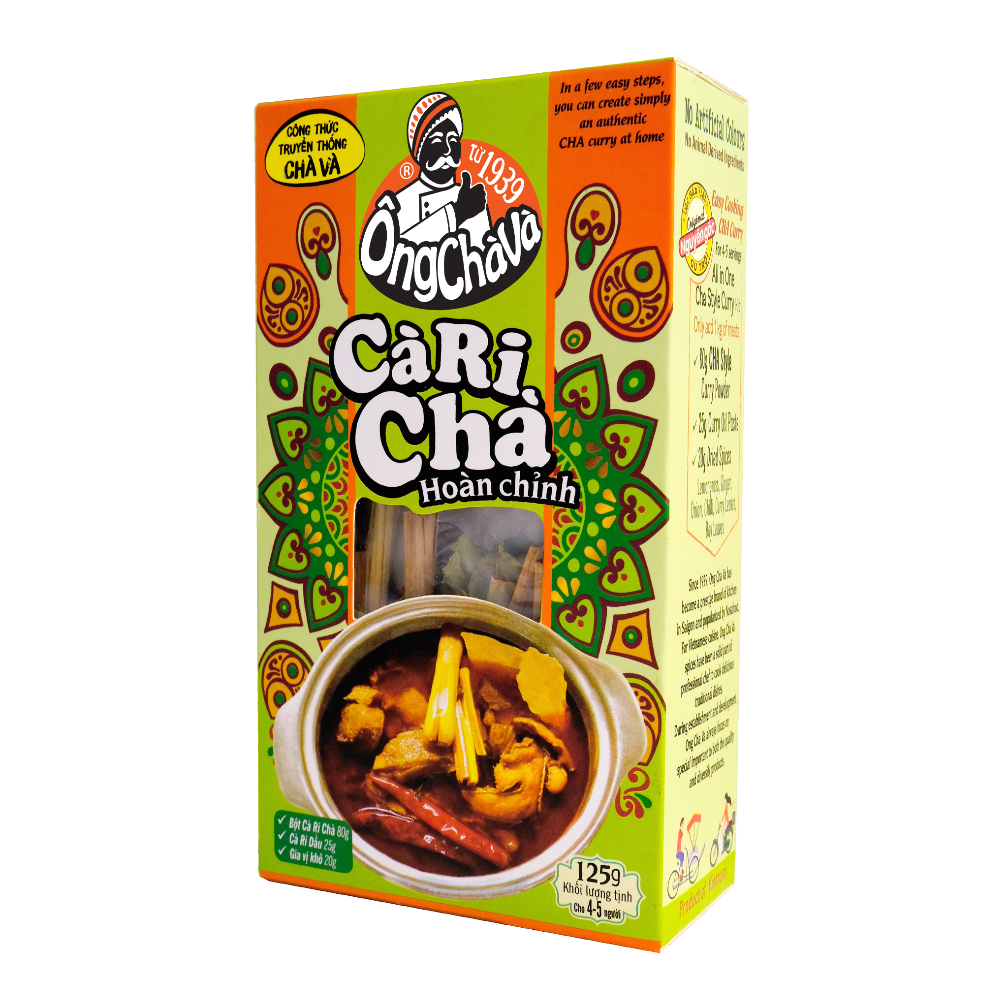  Gia Vị Cà Ri Chà Hoàn Chỉnh 125gr 