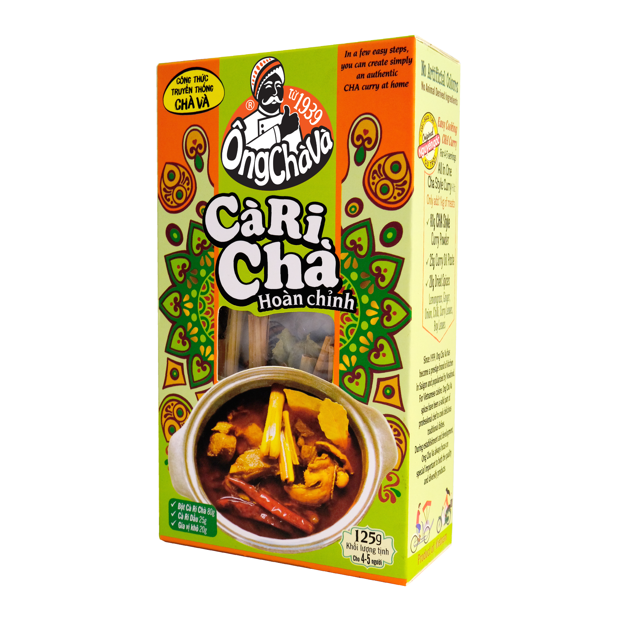  Hộp Cà Ri Chà Hoàn Chỉnh Ông Chà Và 125g 