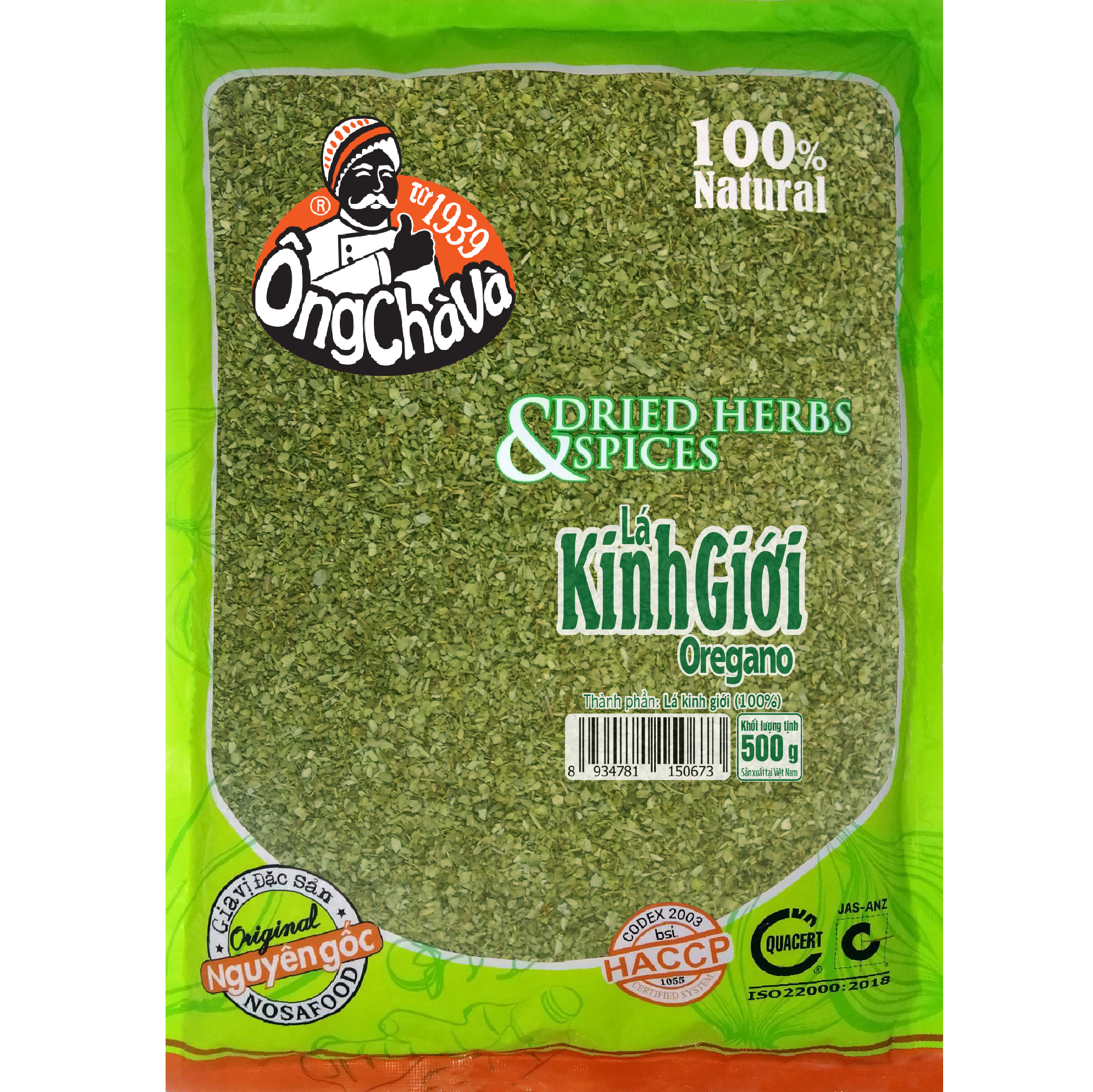  Lá Kinh Giới Ông Chà Và 500g 