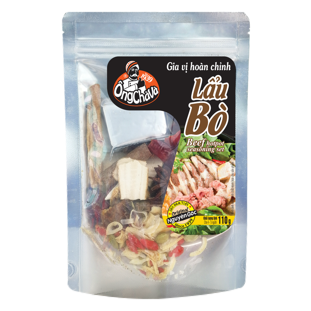 Gia Vị Lẩu Bò Hoàn Chỉnh 110gr 