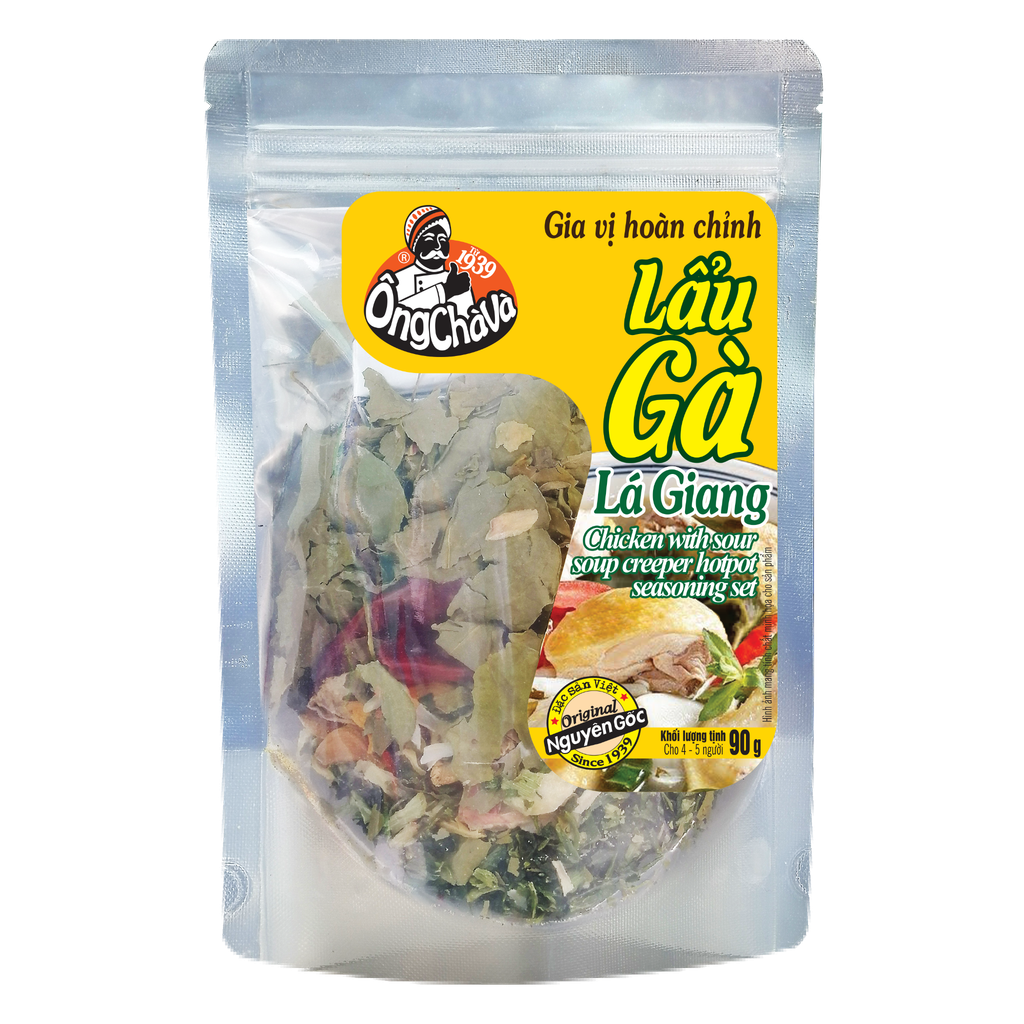  Gia Vị Lẩu Gà Lá Giang Hoàn Chỉnh 90gr 