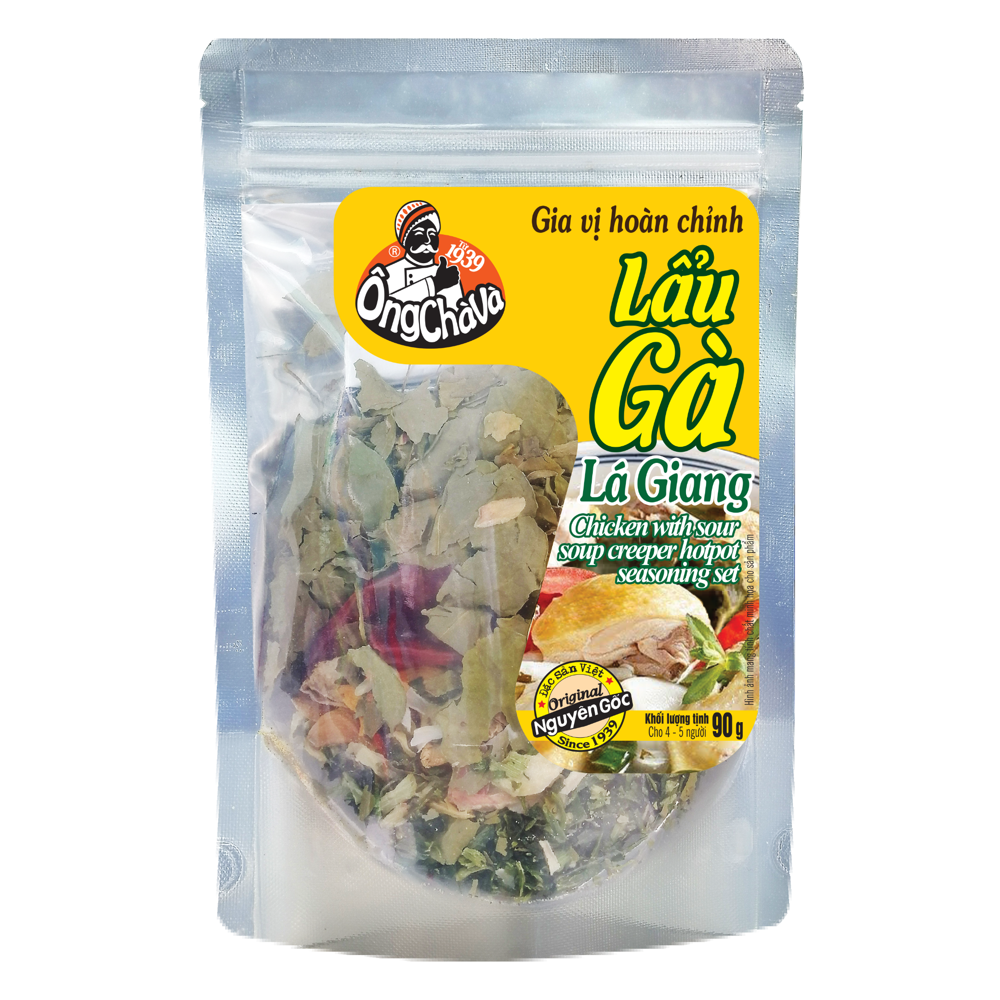  Gia Vị Lẩu Gà Lá Giang Hoàn Chỉnh 90g 