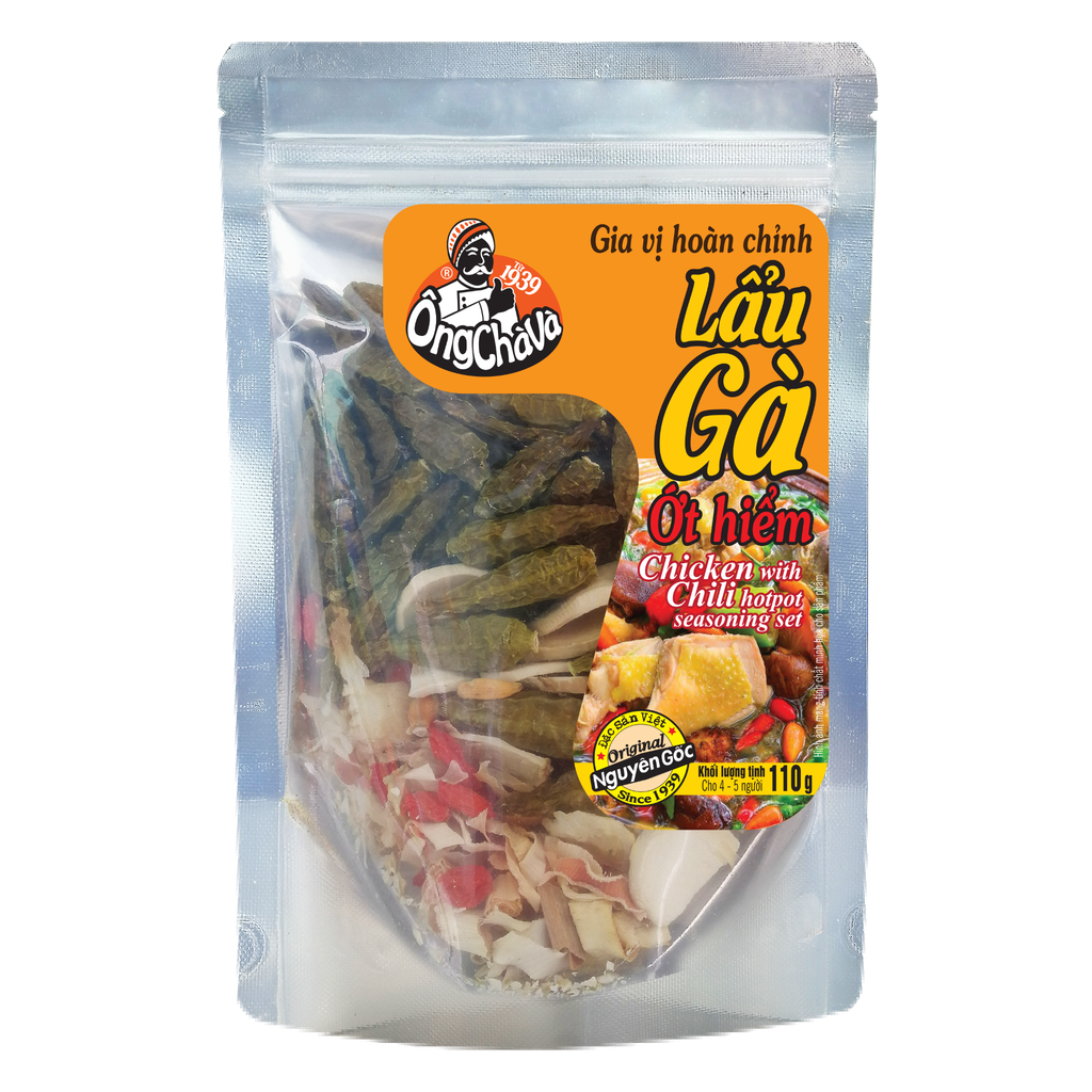  Gia Vị Lẩu Gà Ớt Hiểm Hoàn Chỉnh 110gr 