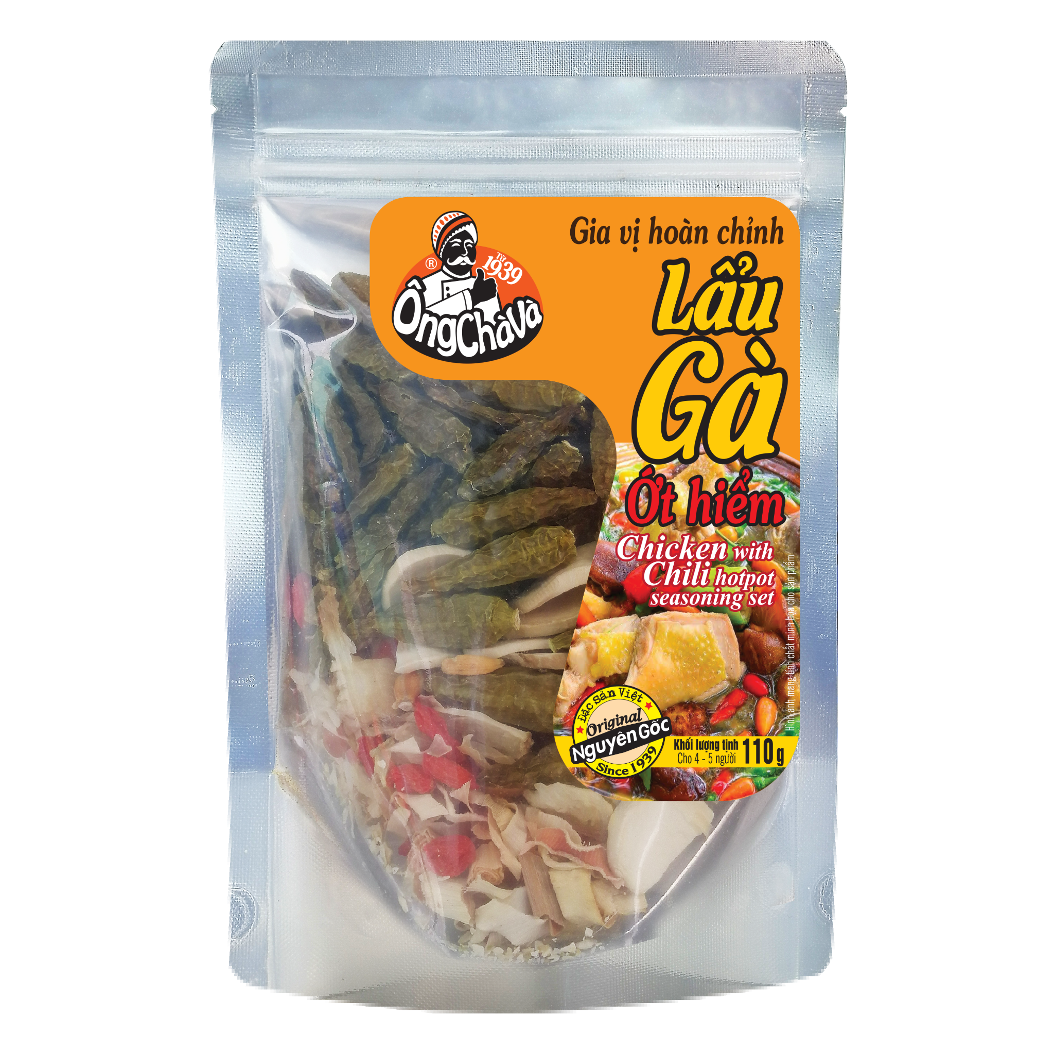  Gia Vị Lẩu Gà Ớt Hiểm Hoàn Chỉnh 110g 