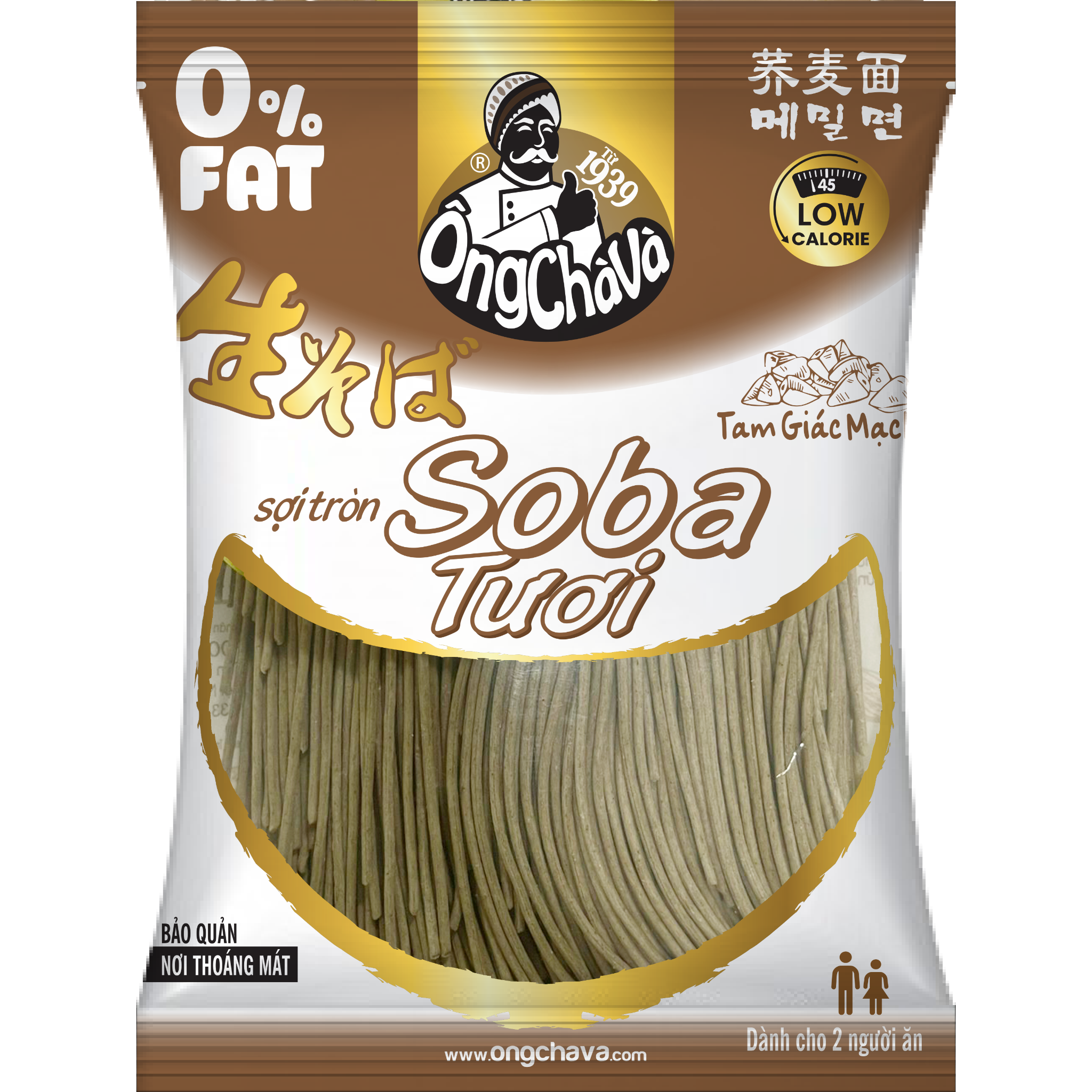  Mì Soba Tươi Sợi Tròn 150g 